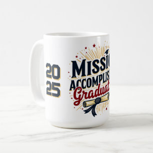 Caneca De Café Missão Cumprida Formando 2025 Mug