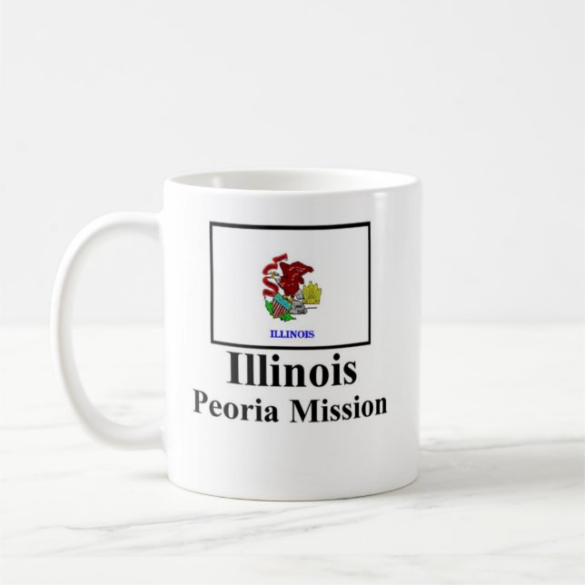 Caneca De Café Missão Drinkware de Illinois Peoria (Esquerda)
