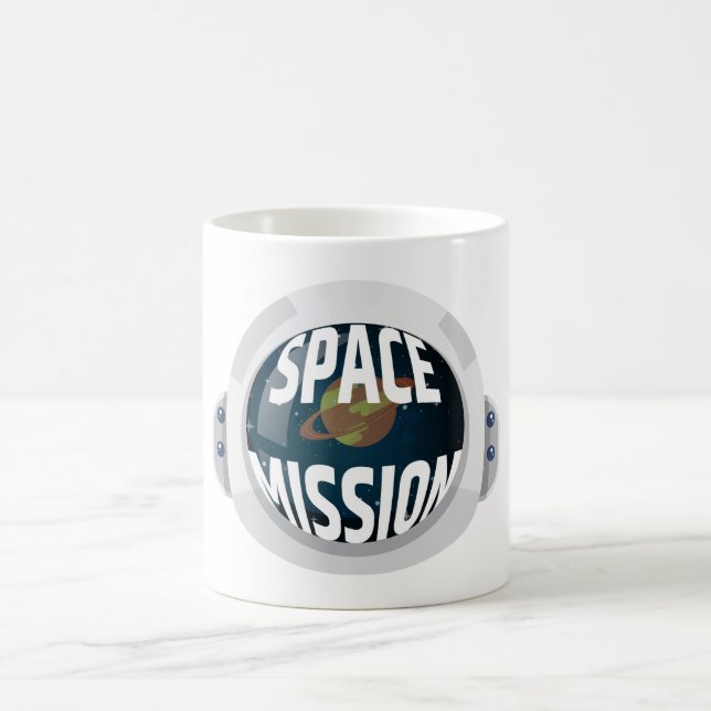Caneca De Café Missão espacial (Centro)