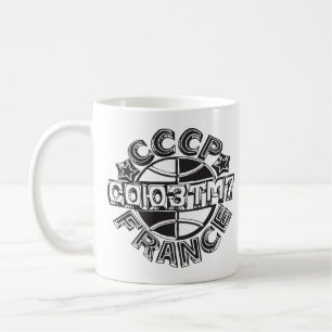 Caneca De Café Missão espacial TM-7, URSS-França
