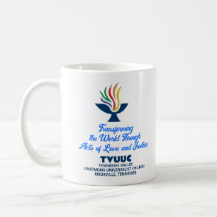 Caneca De Café Missão TVUUC: Amor e Justiça