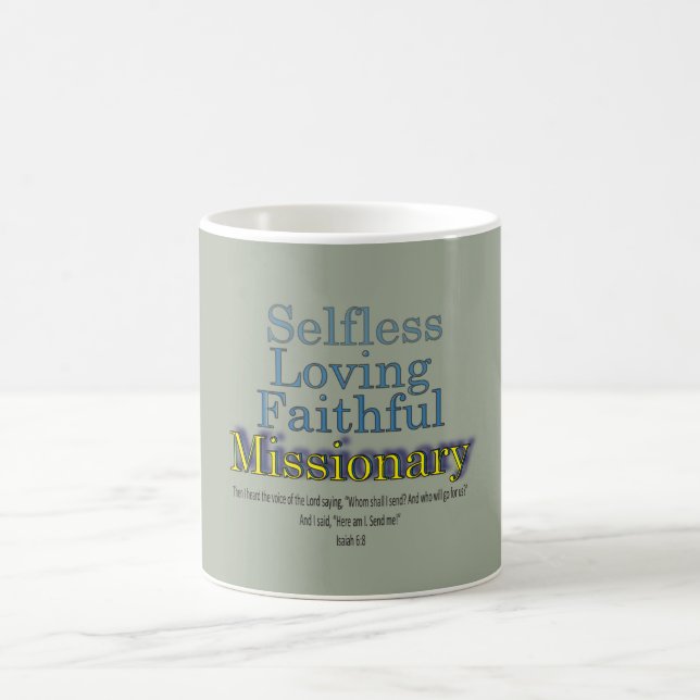 Caneca De Café Missionário Ama Fiel (Centro)