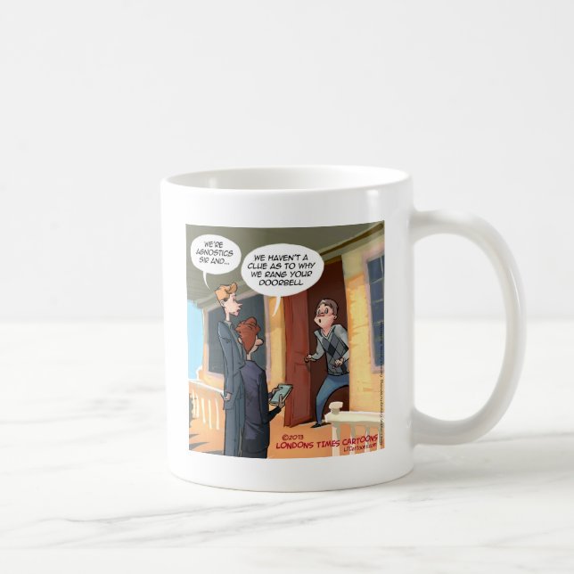 Caneca De Café Missionários Agnósticos Engraçados (Direita)