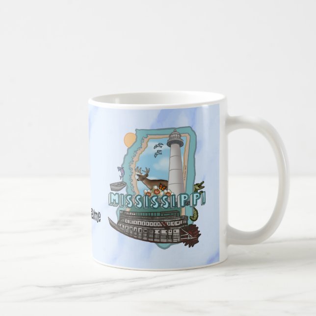Caneca De Café Mississippi (Direita)