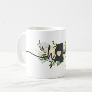 Caneca De Café Mississippi Estado Personalizado Cidade Natal Rúst