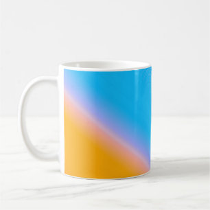 Caneca De Café Mistério de gradiente: Arte Abstrato desfocada.