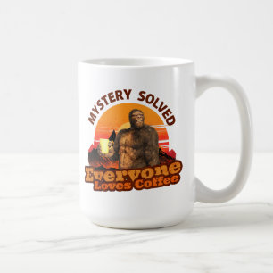 Caneca De Café Mistério Resolvido Todos Amam Café Bigfoot
