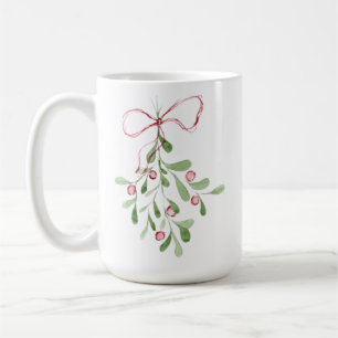 Caneca De Café Mistura de Aquarela de Natal