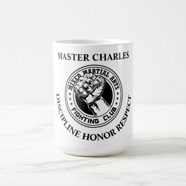 Caneca De Café Mistura de artes marciais (Centro)