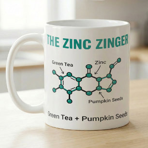Caneca De Café Mistura de Chá Quimicamente Zinc Zinger