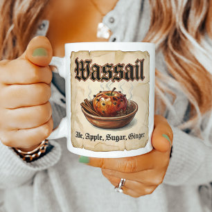 Caneca De Café Mistura de Wassail de Maçã e Especiarias do Solstí