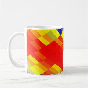 Caneca De Café Misturar cores abstrato de plano de fundo abstrato