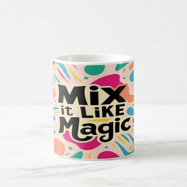 Caneca De Café Misture como Magia (Centro)