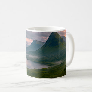Caneca De Café Misty Highland Loch