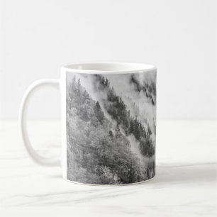 Caneca De Café Misty Jiuzhaigou: Patrimônio da UNESCO na China.