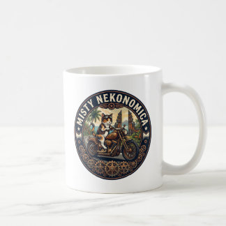 Caneca De Café MISTY NEKONOMICA Bali Biker Cat Steampunk Mug