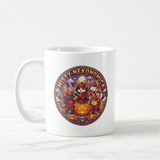Caneca De Café MISTY NEKONOMICA Halloween Samurai Cat Anime Mug
