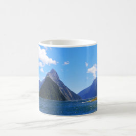 Caneca De Café Miter Peak, Milford Sound, Nova Zelândia