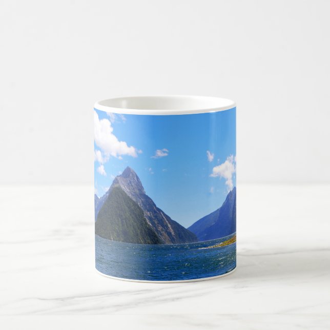 Caneca De Café Miter Peak, Milford Sound, Nova Zelândia (Centro)