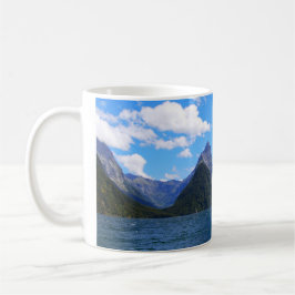 Caneca De Café Miter Peak, Milford Sound, Nova Zelândia