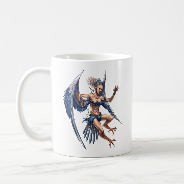 Caneca De Café Mitologia Grega Harpy (Esquerda)