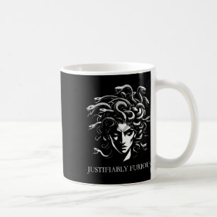 Caneca De Café Mitologia Grega Medusa, Razoavelmente Furiosa, Fem
