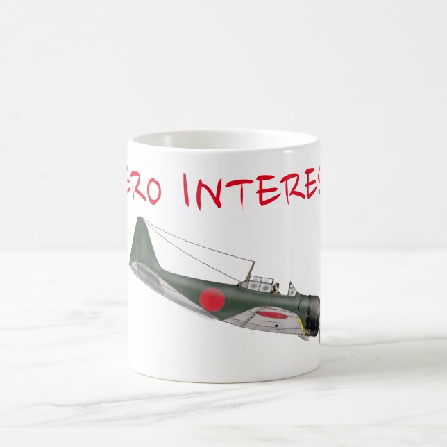 Caneca De Café Mitsubishi Zero 7AM 'Juro Zero' (Centro)