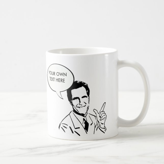 Caneca De Café Mitt Romney de fala (Direita)