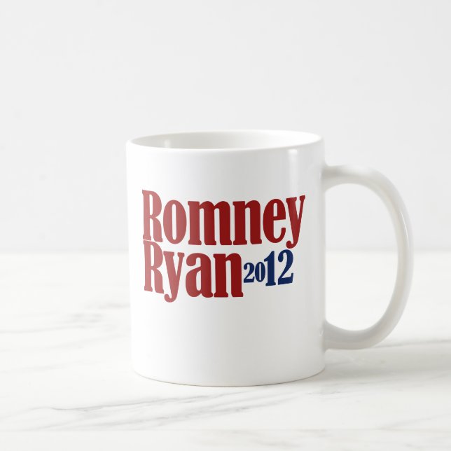 Caneca De Café Mitt Romney Paul Ryan 2012 (Direita)