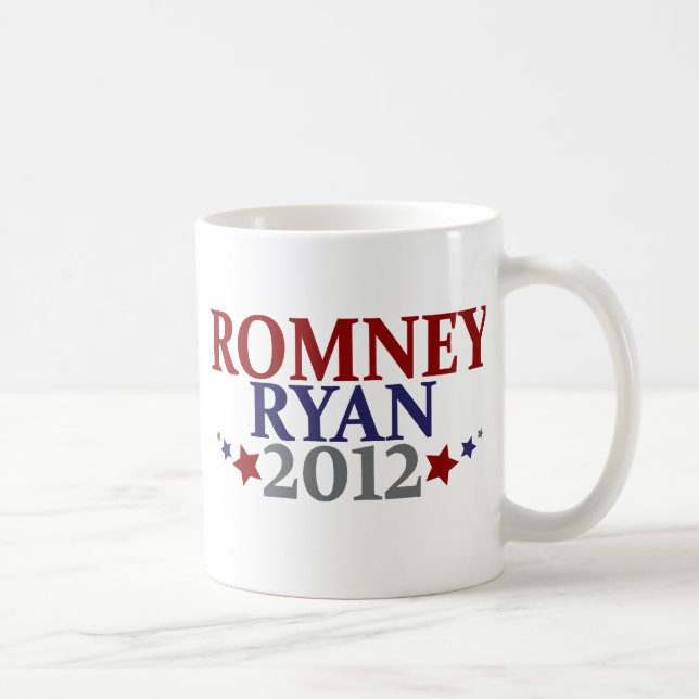 Caneca De Café Mitt Romney Paul Ryan 2012 (Direita)