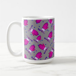 Caneca De Café Mittens retro_cinza