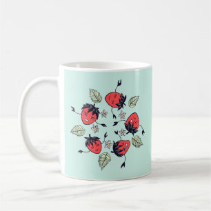 Caneca De Café Miúdo de sorriso bonito dos desenhos animados do