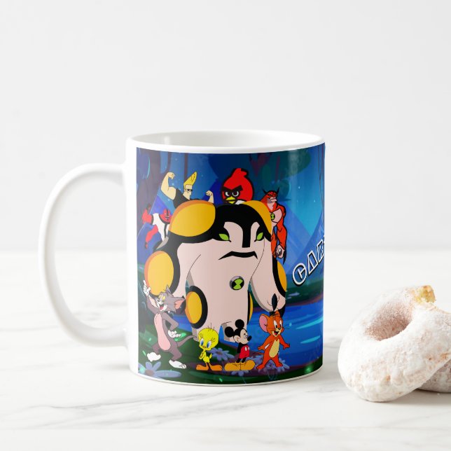 Caneca De Café Miúdos (Com Donut)