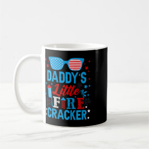 Caneca De Café Miúdos Pequeno Fogos de Artifício do Papai Dia da