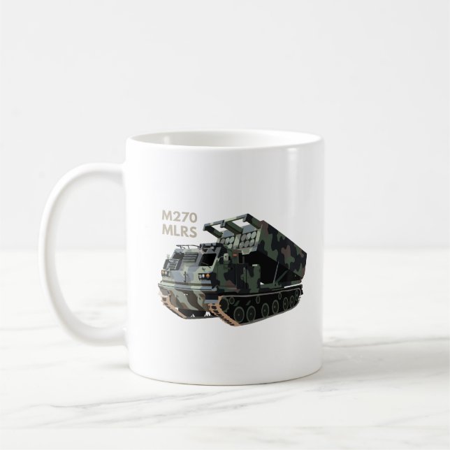 Caneca De Café MLRS (Multiple Launch Rocket System) do M270 (Esquerda)