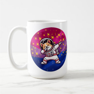 Caneca De Café MMA: Sinalizador BI no espaço com um cão