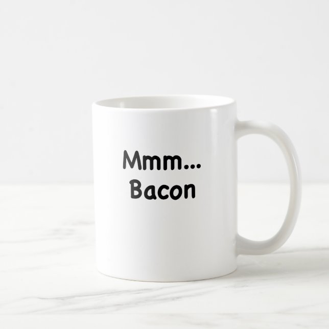 Caneca De Café Mmm… Bacon (Direita)