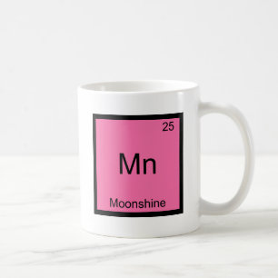Caneca De Café Mn - Camisa engraçada com símbolo do elemento quím