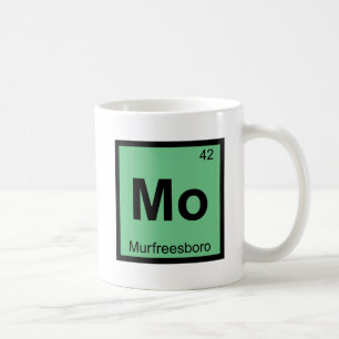 Caneca De Café Mo - Murfreesboro Tennessee Símbolo da Química