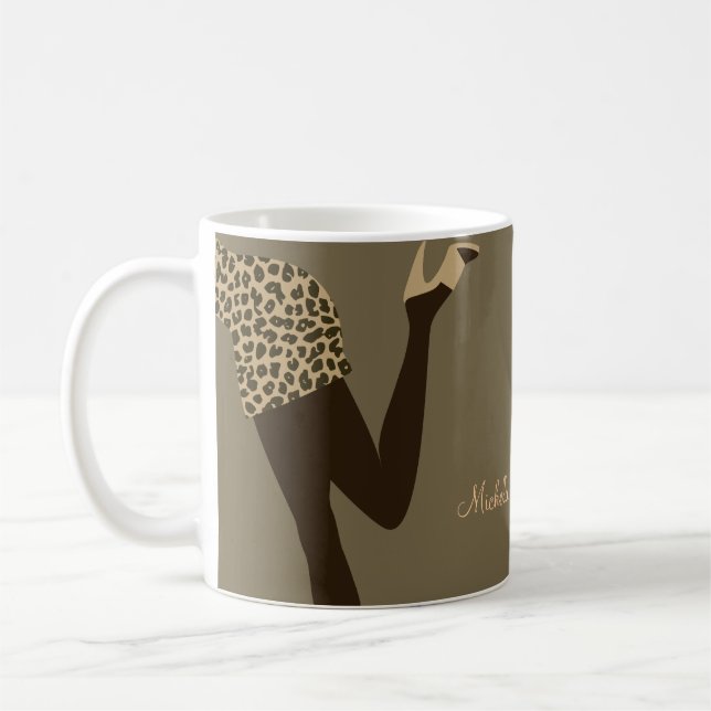 Caneca De Café Moça moda Mug (Esquerda)