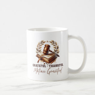 Caneca De Café Moção de agradecimento Grata Concedida - Citação d