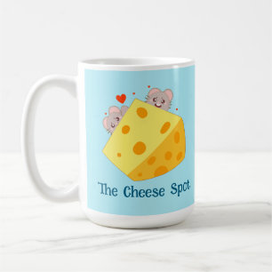 Caneca De Café Mocas E Queijo