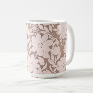 Caneca De Café Mocha Blossom Elegância