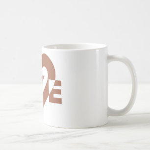 Caneca De Café Mocha Brown do amor