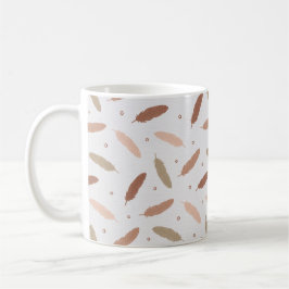 Caneca De Café Mocha Mousse Feathers Mug