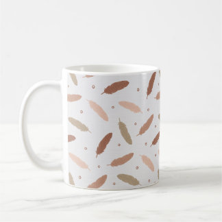 Caneca De Café Mocha Mousse Feathers Mug