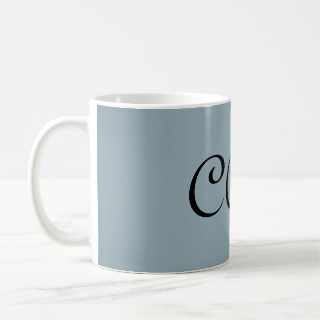Caneca De Café Mochila com texto desenhado (Esquerda)