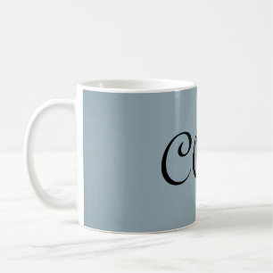 Caneca De Café Mochila com texto desenhado