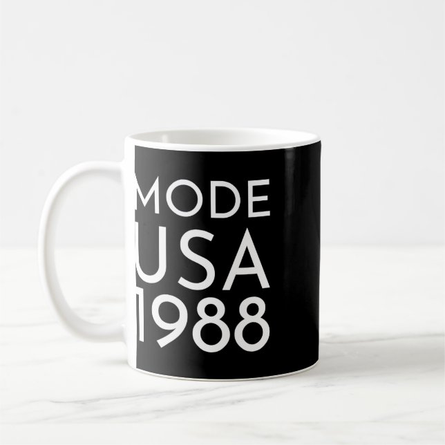 Caneca De Café Moda EUA 1988 M Tour  (Esquerda)