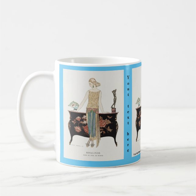 Caneca De Café Moda George Barbier Art Deco (Esquerda)